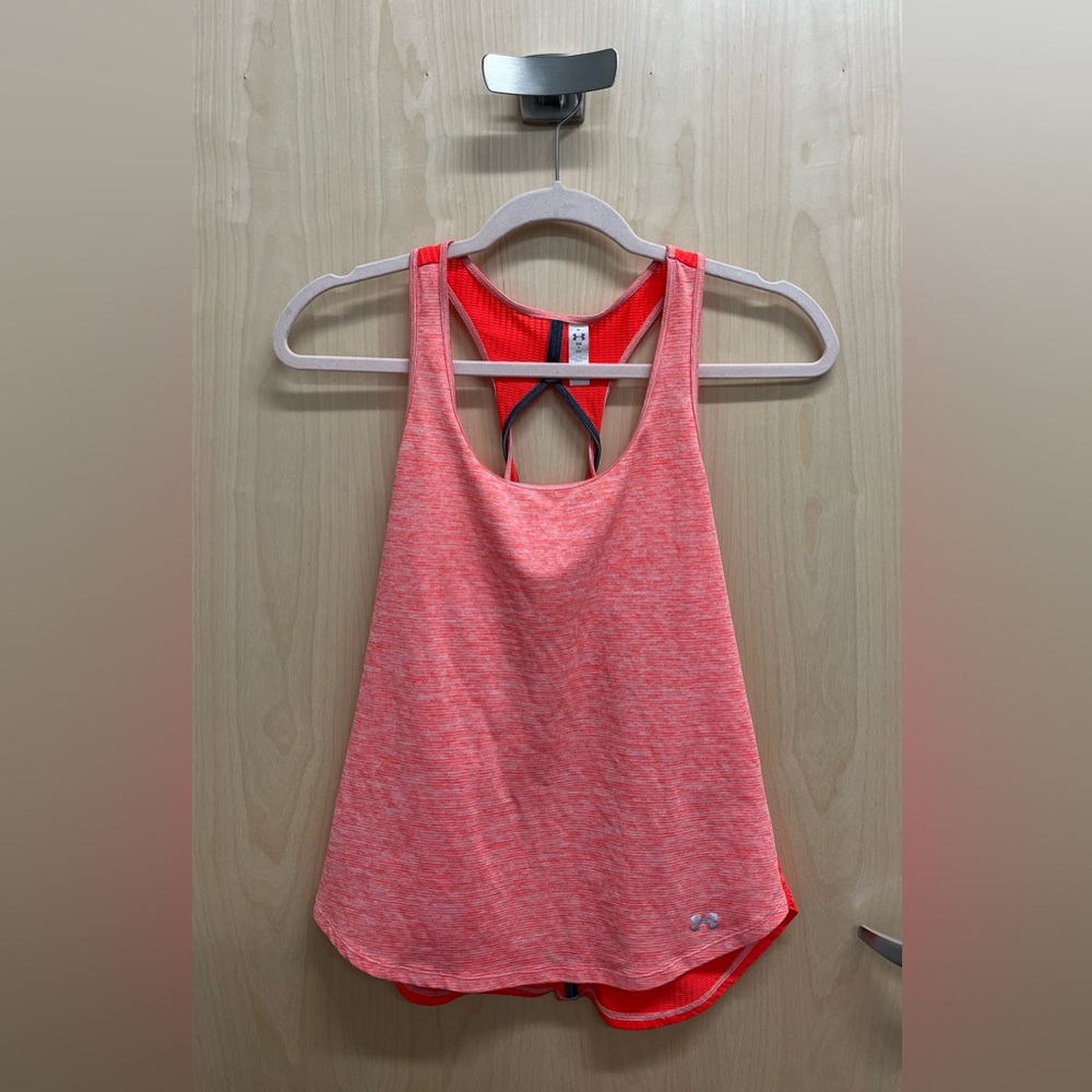 Under Armour orange tank top